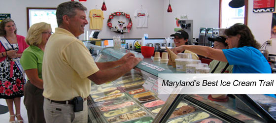 Secretary Hance Ordering Ice-cream