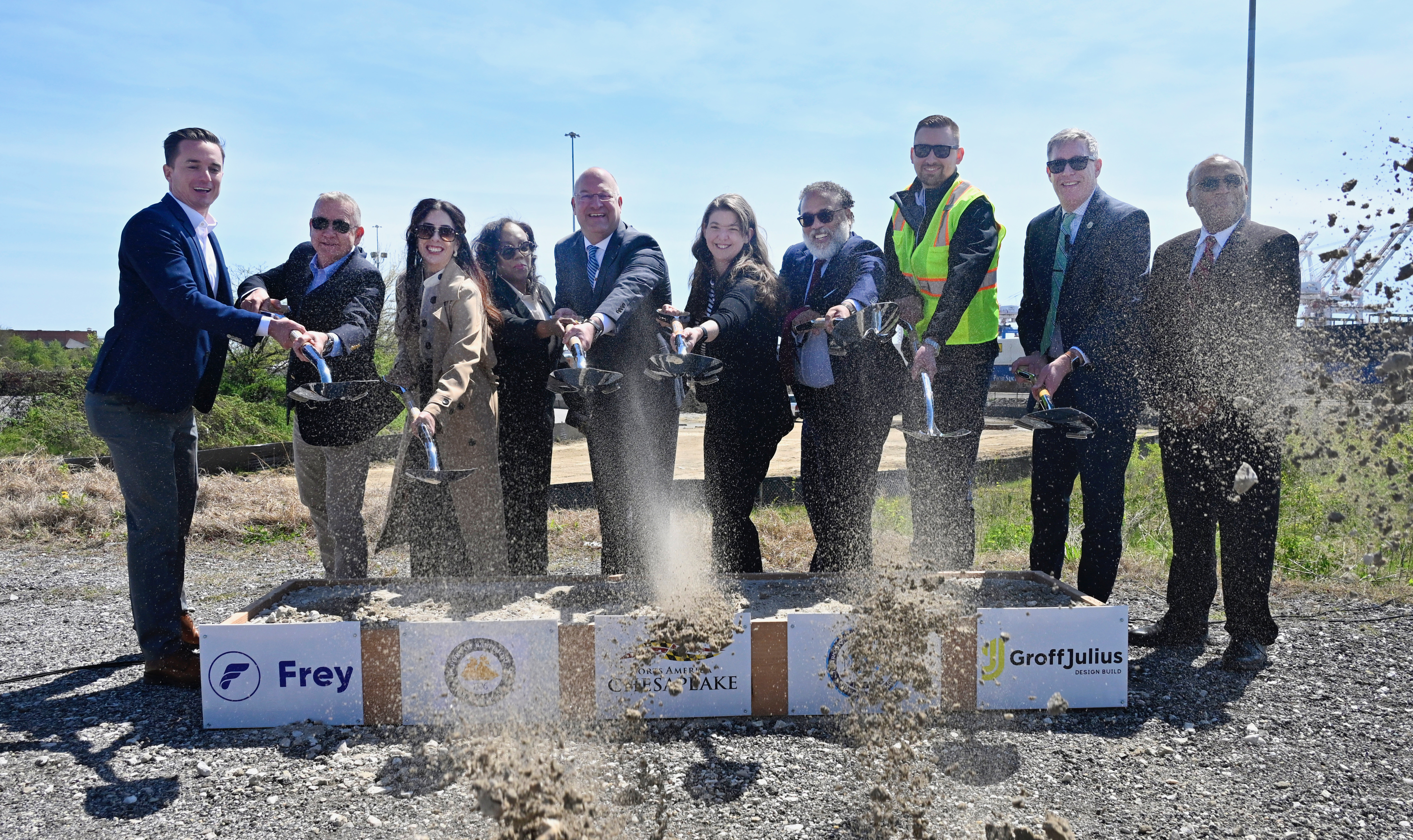 New Grain Transloading Facility at Port of Baltimore